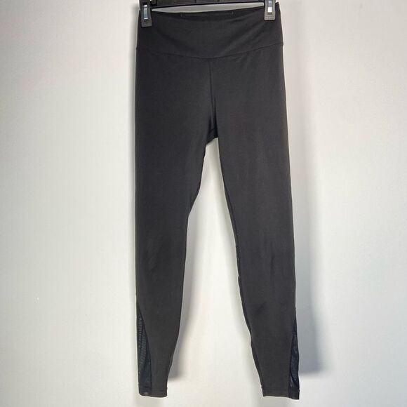 Nike Dri-Fit Running Leggings Black High Rise Gym Workout Yoga Active Hiking S - Picture 1 of 12